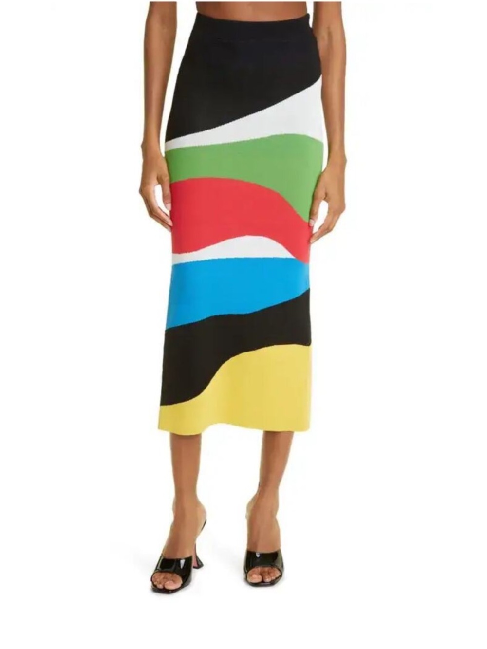 STAUD Skirt Marble Wave X-Small